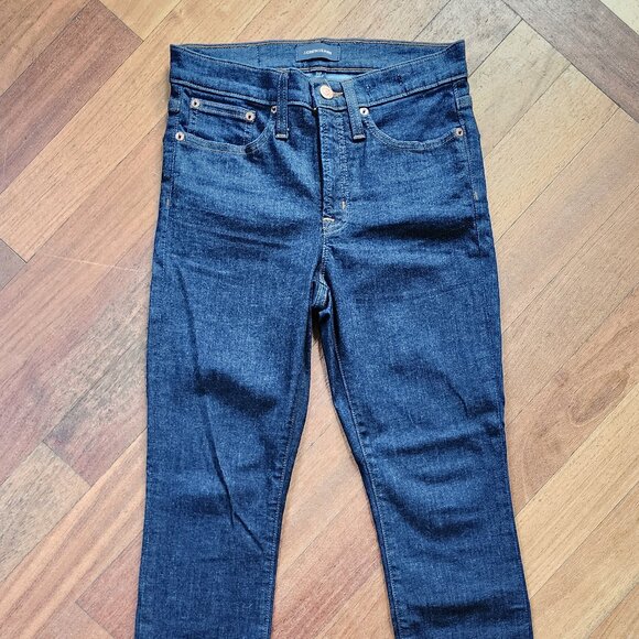 NWOT J. Crew Dark Wash Skinny Jeans Size 26 Petite - Picture 2 of 16